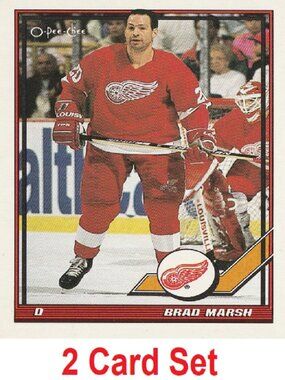 Brad Marsh Hockey Card Collection